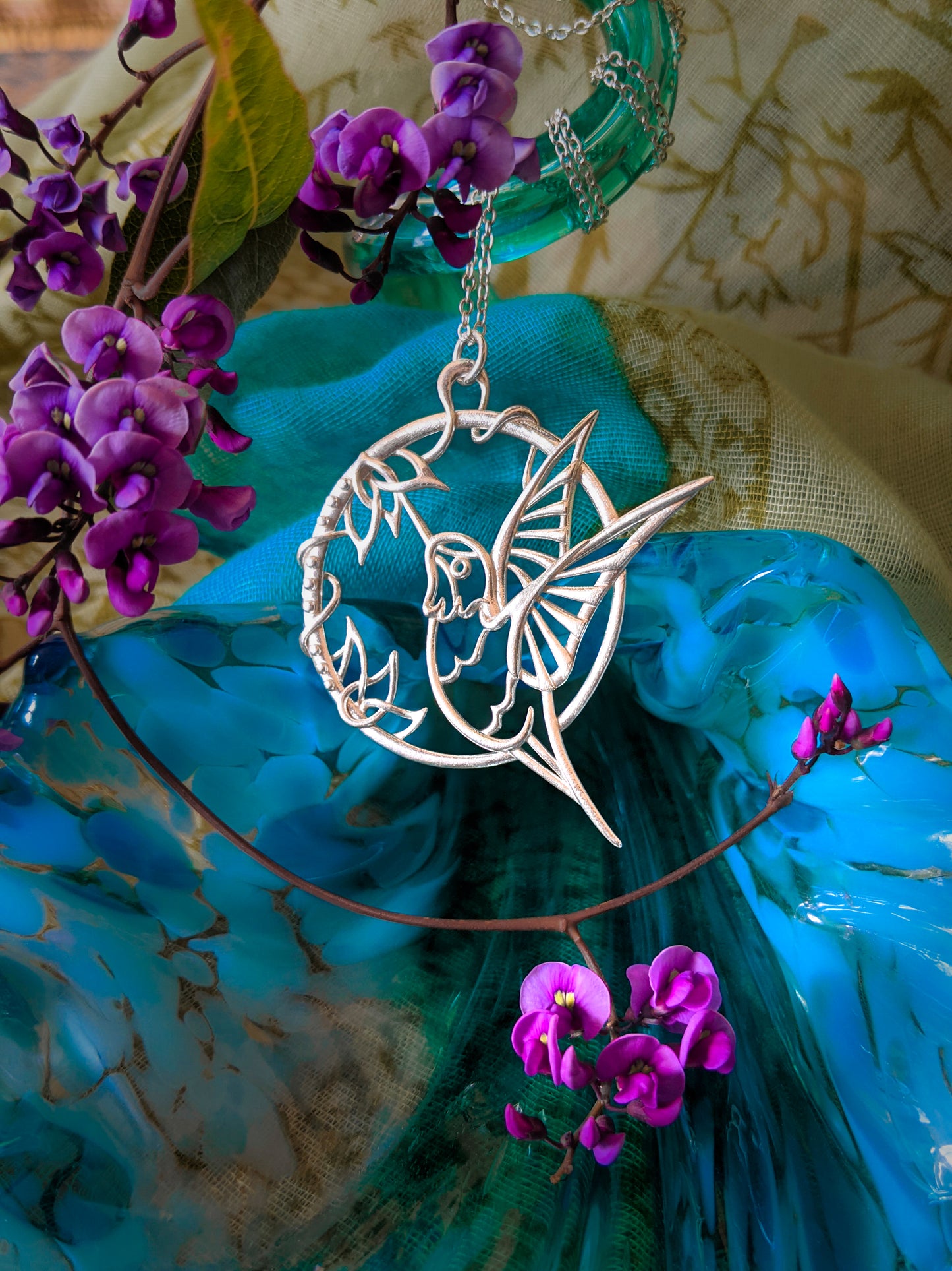 Sweet Nectar (Hummingbird Pendant)