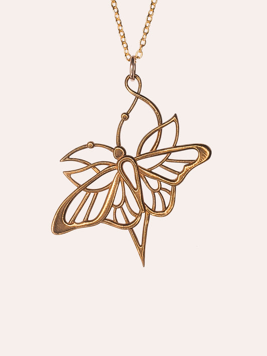 Butterfly in Bloom Pendant